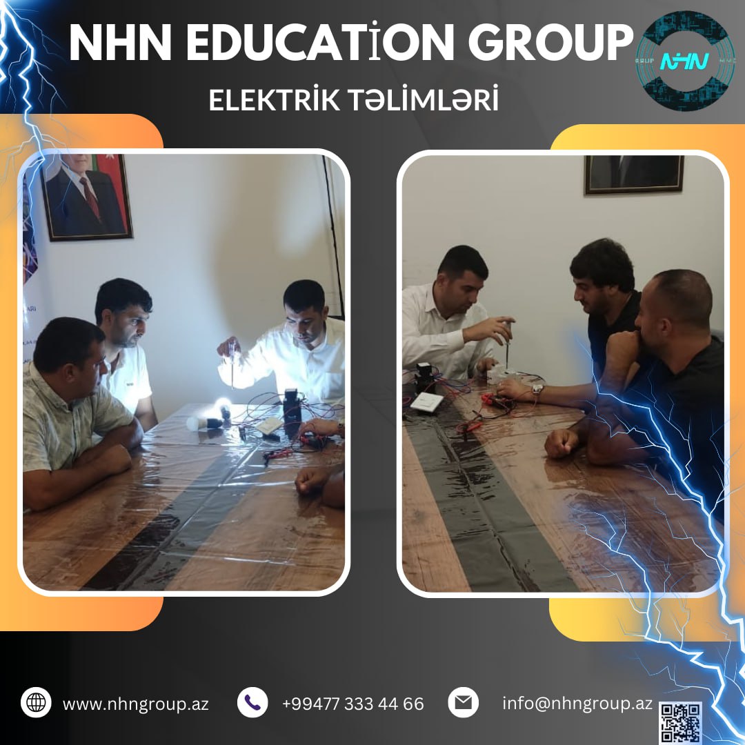 Praktiki elektrik təlimimizdən