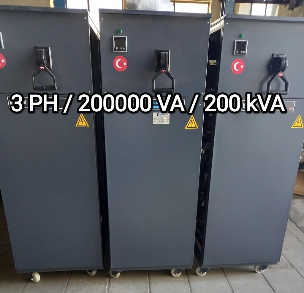 Stablizator 3 faza 200000 VA / 200 kVA