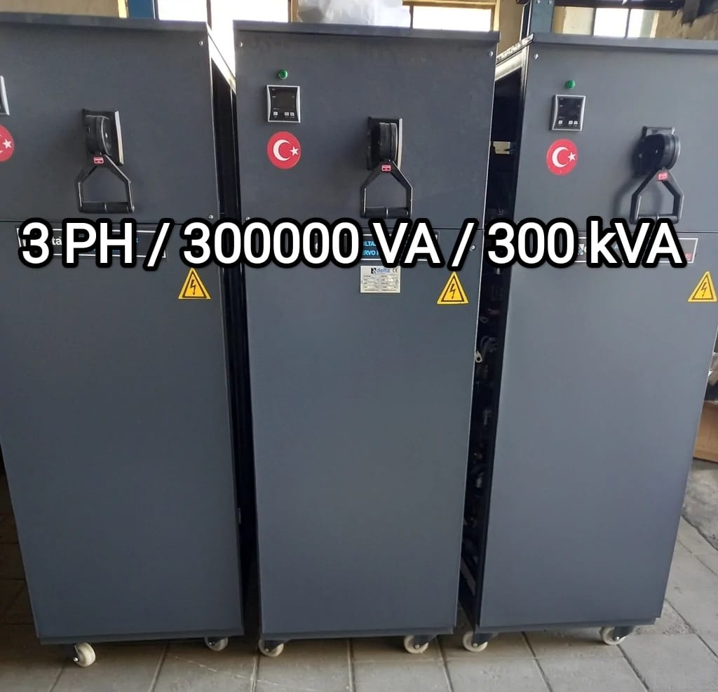 Stablizator 3 faza 300000 VA / 300 kVA
