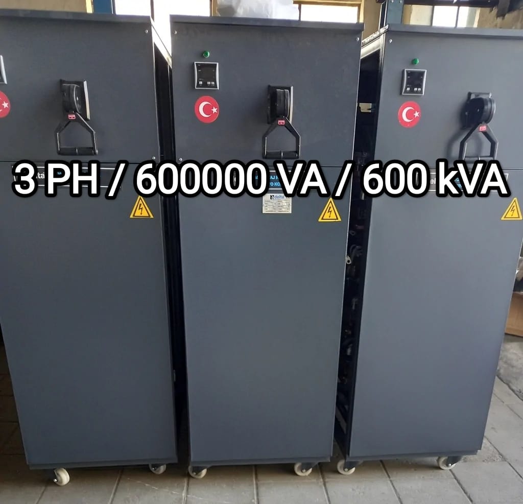 Stablizator 3 faza 600000 VA / 600 kVA